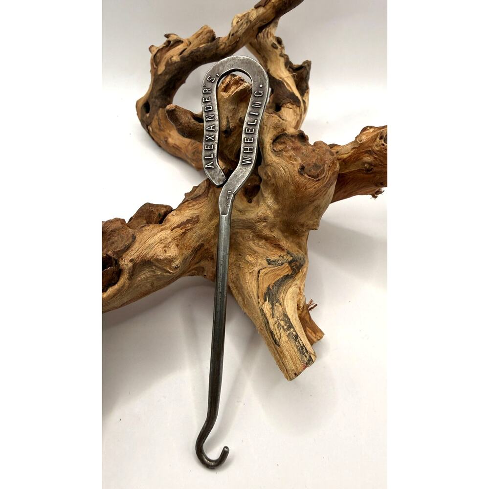 Antique Alexander's Wheeling Shoe Button Hook